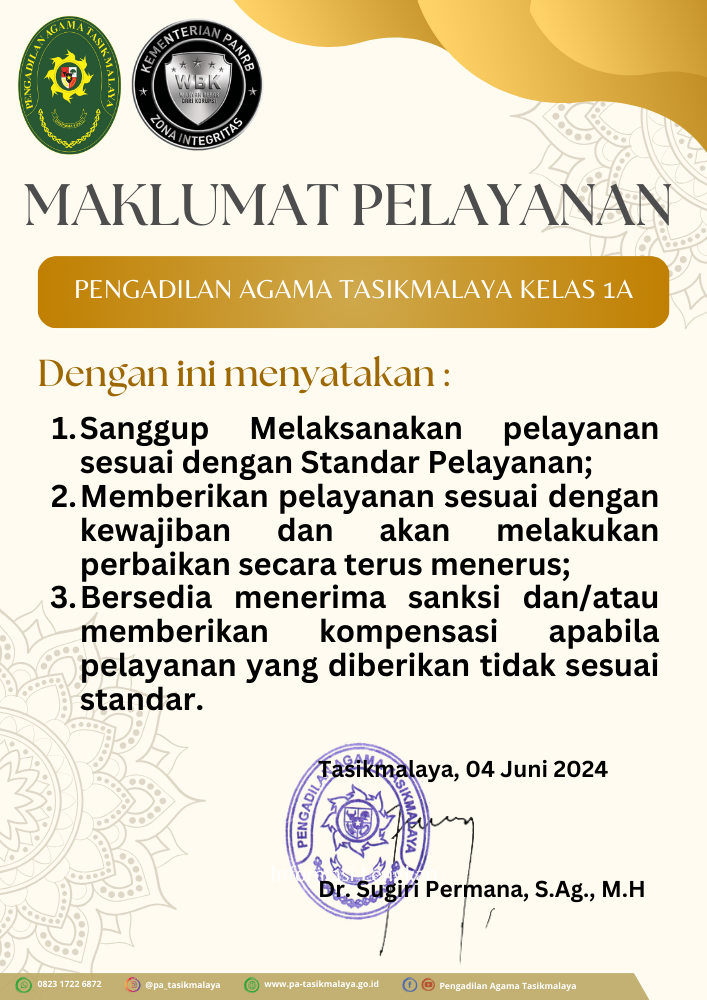 MAKLUMAT PELAYANAN