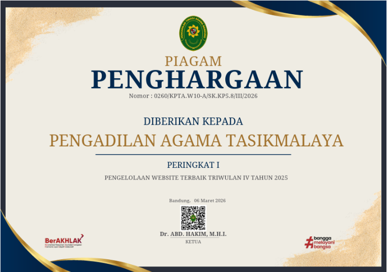 Borong 5 Juara Pertama, PA Tasikmalaya Catat Prestasi Gemilang di PTA Bandung